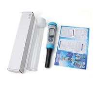 Homeponnew Testeur de qualité de l'eau 5 en 1 pour piscine, pH et température avec affichage numérique, conductivité TDS Salinité Température pour Aquarium, Hydroponie, Laboratoire