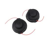 Homeponnew Tête de débroussailleuse pour débroussailleuse, conception de bosse et d'avance, M8 x 1,25 LH, filetage gauche, construction ABS + nylon, 10 x 10 x 12 cm, noir (2pcs)