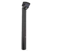 Homeponnew Tige de selle en alliage pour vélo de route, VTT, vélo électrique, compatible avec cadre de 27,2 mm, 30,8 mm, 31,6 mm, 25,4 mm, longueur 300 mm, noir