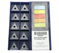 Homeponnew TNMG160404 NN Lot de 10 inserts indexables en carbure pour tour CNC, convient pour la semi-finition et la finition, lame de coupe haute adhérence avec des tolérances strictes