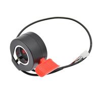 Homeponnew Trottinette électrique Accélérateur d'accélérateur avec capteur Hall 5V DC pour Xiaomi et modèles compatibles, design ABS noir/rouge, fil de 400 mm