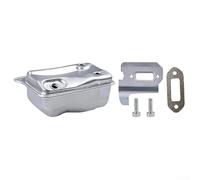 Homeponnew TS420 TS410 TS440 Ensemble silencieux de scie à béton avec joint et plaque de refroidissement, remplace OEM 4238-140-0611, 4238-141-3200, 4238-149-0600, kit de remplacement de silencieux