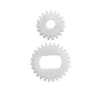 Homeponnew Twists Big Small Drive Transmission Gear Set 6 x 4 cm 1 set Twists Big Total thickness 3.8mm for STACO Baitcasting Reel Specification Materialplastic