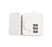 Homeponnew Verrou de réfrigérateur à combinaison, serrure d'armoire sans clé pour mini réfrigérateur et porte de réfrigérateur, serrure de sécurité ABS avec code réinitialisable, Easy Inst