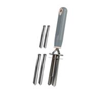 Homeponnew Vide-fruits et dénoyauteurs réglables en acier inoxydable pour pommes, poires, cerises et baies avec poignée ergonomique Vert 23 cm