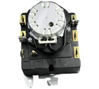 Homeponnew WE04X25281 Minuteur de rechange pour sèche-linge GE et Hotpoint, compatible avec plusieurs modèles, noir métallique