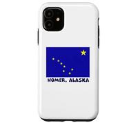 Homer Alaska Drapeau Souvenir USA Coque pour iPhone 11