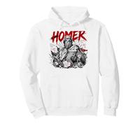 Homer Ancient Grec Poète Odyssey Iliade Saga Sweat à Capuche