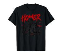 Homer Ancient Grec Poète Odyssey Iliade Saga T-Shirt Graphique avec Valeur