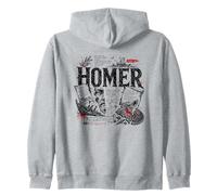 Homer Iliad Odyssey Poésie Grecque Antique Sweat à Capuche