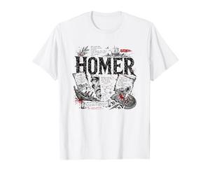 Homer Iliad Odyssey Poésie Grecque Antique T-Shirt