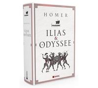 Homer: Ilias & Odyssee: Hardcover mit Schutzumschlag und Metallic-Schmuckprägung
