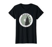 Homère Alaska T-Shirt Graphique avec Valeur, Femme, Noir, S