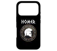 Homère l'Iliade et l'Odyssée Héros de la Guerre de Troie Coque pour iPhone 17 Pro