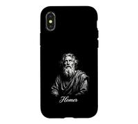 Homère Mythologie Grecque Odyssée Iliade Poète Coque pour iPhone X/XS