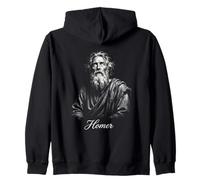 Homère Mythologie Grecque Odyssée Iliade Poète Sweat à Capuche