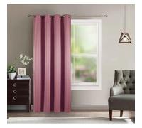HOMEROKK Rideau Occultant 100% Polyester (Rose Poudré, 140 X 260 cm)