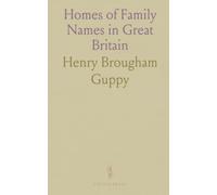 Homes of Family Names in Great Britain