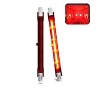 Homesally Ampoule Infrarouge 1000W, Ampoule Lampe Chauffante R7S 254mm, Lampe Halogène Infrarouge Dimmable, 230V Tubes Quartz Rubis pour Chauffage Heatmaster U3, 1000LM, 10mm Ø,254mm,1000W 2 Packs