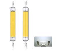 Homesally Ampoules R7S LED 118mm Dimmable, 30W Équivalent à Ampoule Halogène 118mm 300W, sans Scintillement, 3000LM, Éclairage à Faisceau 360°, AC 220-240V,Cool White,78mm 2pcs