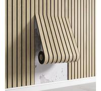 Homesally Papier Peint Isolant Autocollant pour Murs Intérieurs, 3 mm Épais, 40 x 300 cm, Imperméable et Résistant à l'Humidité, Décoration et Protection Murale,A