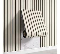 Homesally Papier Peint Isolant Autocollant pour Murs Intérieurs, 3 mm Épais, 40 x 300 cm, Imperméable et Résistant à l'Humidité, Décoration et Protection Murale,B