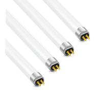 Homesally T4 Tubes Fluorescents 6W, 235mm, Base G5, Blanc Froid 3500K, Faible Consommation D'énergie, éclairage d'urgence à économie D'énergie, Convient pour Cuisine, Salle De Bain,4pcs,6W