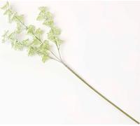 HOMESCAPES Branche décorative avec mini-bourgeons blancs et longue tige, 60 cm