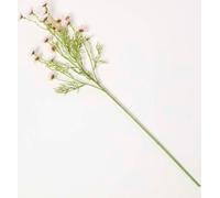 HOMESCAPES Branche fleurie artificielle asters sauvages, rose avec longue tige, 72 cm