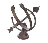 HOMESCAPES - Cadran solaire armillaire en fonte à poser