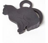 HOMESCAPES Cale de porte en design de chat