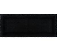 HOMESCAPES Chemin de bain noir 40x100 cm 100% coton