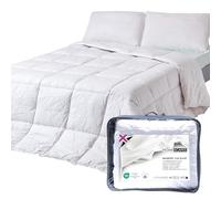 HOMESCAPES Couette Hiver 155x220 cm, Couette Chaude en Soie de Mûriers, 13.5 Tog