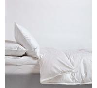 HOMESCAPES Couette printemps-automne classe de chaleur 3, couette en plumes et duvet de canard, 230 x 220 cm