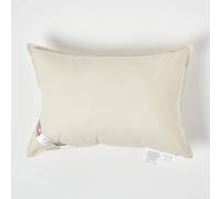 HOMESCAPES Coussin de garnissage 30x40 cm, Coussin à recouvrir en Microfibre et Coton Bio, Hypoallergénique et Lavable