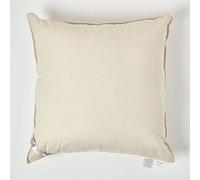 HOMESCAPES Coussin de garnissage 60x60 cm, Coussin à recouvrir en Microfibre et Coton Bio, Hypoallergénique et Lavable