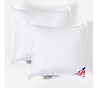 HOMESCAPES Coussin de garnissage en 100% Microfibre Ultra Douce, Coussin à recouvrir 30x30 cm - Lot de 2