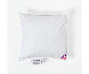 HOMESCAPES Coussin de garnissage en Duvet de Canard et Coton, Coussin à recouvrir 30x30 cm