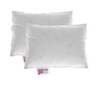 HOMESCAPES Coussin de garnissage en Duvet et Plumes d’oie et Coton, Coussin à recouvrir 30x40 cm - Lot de 2