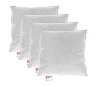 HOMESCAPES Coussin de garnissage en Duvet et Plumes d’oie et Coton, Coussin à recouvrir 45x45 cm - Lot de 4