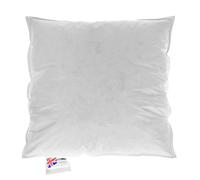 HOMESCAPES Coussin de garnissage en Duvet et Plumes de Canard et Coton, Coussin à recouvrir 40x40 cm
