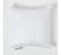 HOMESCAPES Coussin de garnissage en Plumes de Canard et Coton, Coussin à recouvrir 55 x 55 cm