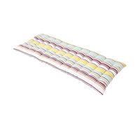 HOMESCAPES Coussin pour Banc de Jardin, Matelas de Sol, Coussin pour Banquette extérieure 2 Places, Coton - 108x42 cm - Osaka Vert