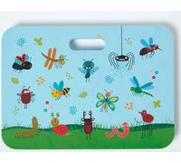 HOMESCAPES Coussin pour genoux de jardin pour enfants, multicolore avec poignée de transport