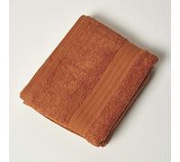 HOMESCAPES Drap de Bain 95 x 150 cm en 100% Coton égyptien 500 g/m², Linge de Bain Orange