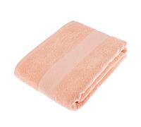 HOMESCAPES Drap de Bain en 100% Coton Turc - Ultra Doux et Absorbant - 500 g/m² - Pêche - 100 x 150 cm