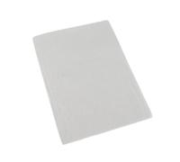 HOMESCAPES Drap Plat 100x150 cm, Drap pour lit bébé en 100% Coton, Blanc