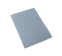 HOMESCAPES Drap Plat 100x150 cm, Drap pour lit bébé en 100% Coton, Bleu