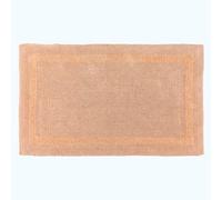 HOMESCAPES Grand Tapis de Bain Absorbant en Coton, Tapis de Bain XXL 70x120 cm, Tapis de Bain Pêche