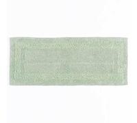 HOMESCAPES Grand Tapis de Bain de Luxe 1600 g/m² Extra Doux 100% Coton réversible, antidérapant, Lavable, Super Absorbant, séchage Rapide, 40 x 100 cm, Vert Sauge